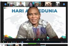 PJT I dan JKPKA Gelar Lomba Pemantauan Kualitas Air Bagi Siswa Direktur Operasional PJT I, Gok Joso Ari Simamora Saat Mengikuti Webinar Peringatan Hari Air Sedunia