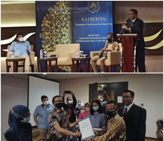 Seremonial Pengembalian Dana Konsumen Sipoa Yang Telah Lolos Verifikasi Oleh Investor Baru Sipoa Group
